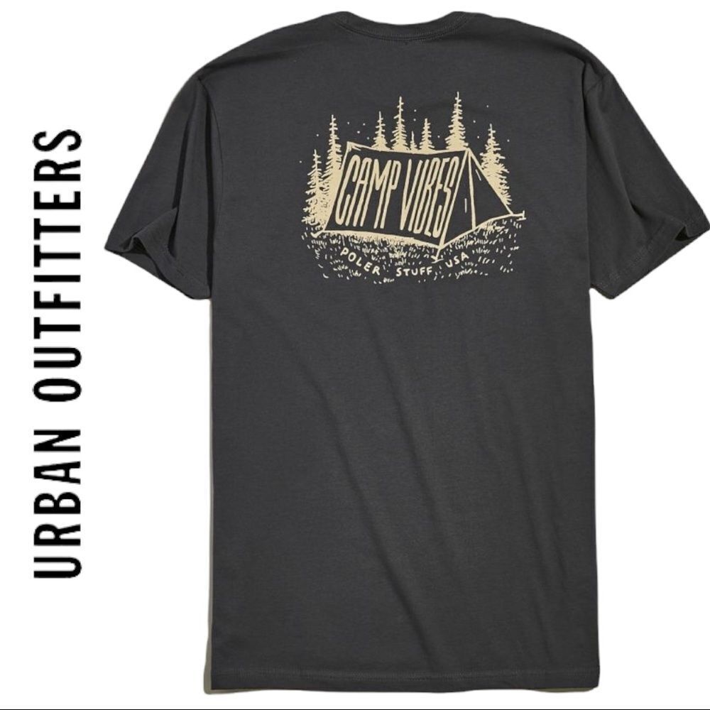 NEW Poler Urban Outfitters UO Tent  Camp Vibes Tee Shirt T-Shirt M L XL